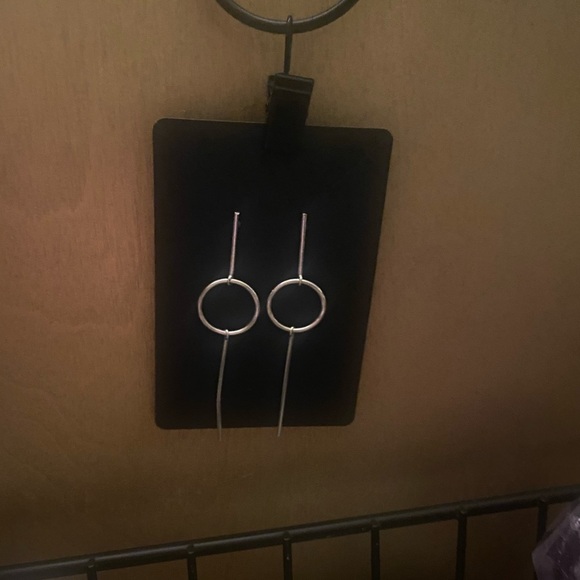 2 for $15** Minimalist Silver Tone Earrings - Picture 3 of 3